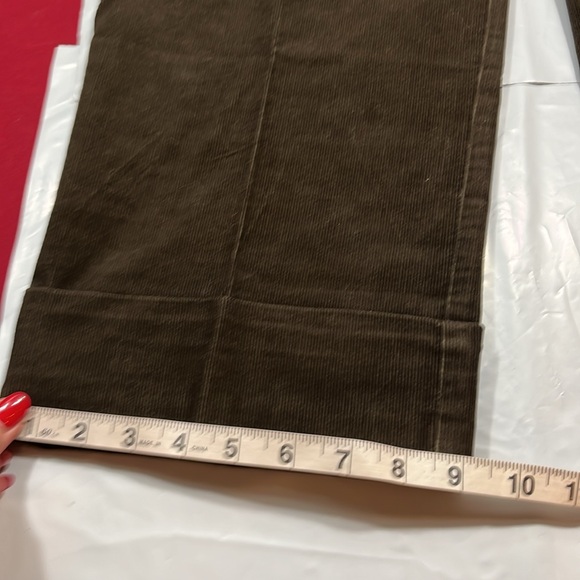 NEW Ann Taylor Lindsay BROWN corduroy capri PANTS sits lower on waist size 8 med - Picture 15 of 16